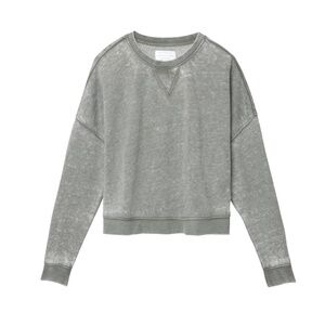 Kendall and Kylie Relaxed Cropped Crewneck Sweater